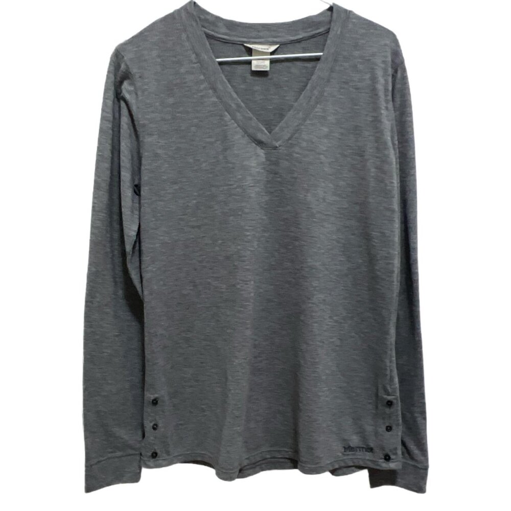 0903 Marmot V-Neck Long Sleeve Top Womens